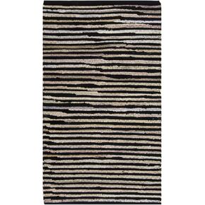 SAFAVIEH Rag Rug Collection Runner Rug - 2'3" x 11', Blue & Multi, Handmade Boho Stripe Cotton, Ideal for High Traffic Areas in Living Room, Bedroom (RAR130B)
