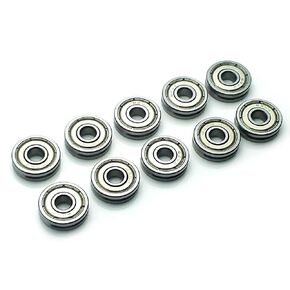 10pcs V625ZZ 625VV V Groove Guide Pulley Rail Ball Bearings 5 x 16 x 5mm