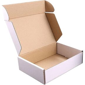 Shipping Boxes 12 9 4 Pack of 20, Brown Corrugated Cardboard Boxes for Small Bussiness
