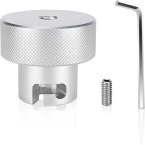 Suitable for Harbor Freight's Hydraulic Press Jack Valve Screws, 7/16'' Bottle Jack Valve Release Knob, Replaces Jack Handle Fitting, Made of 6061 Aluminium