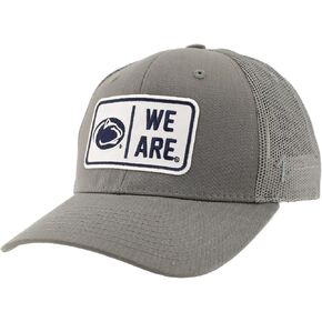 ZHATS Standard NCAA Officially Licensed Snapback Hat Big Rig Patch Gray Defer, Grey, One Size