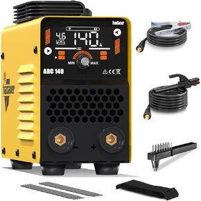 Actual 205A Stick Welder, [Friendly Large LED Dispaly] Synergy 2 In 1 MMA/Lift TIG Welding Machine Dual Voltage ARC Welder Kit 110V/220V with ARC Force, Hot Start, VRD and 10 Welding Rods