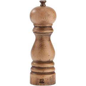 Peugeot - Paris Antique Manual Pepper Mill - Adjustable Grinder - Beechwood, Antique, 8.5in