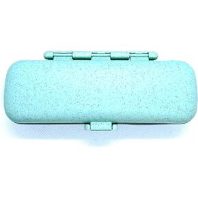 TMDF Travel Pill Organizer with 8 Compartments – Moisture Proof Travel Pill Box – Medication Organizer Pill Container for Daily, Weekly and Monthly Medicine – Pocket Size Pill Dispenser (Green)