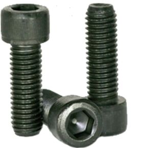 #5-40 x 1/8" Cylindrical Socket Head Cap Screws (Pack of 10), Alloy Steel, Black Oxide, Allen Socket Drive, Hex Bolt Fasteners, Full Thread, Coarse Machine Threaded - by Chipmunk Hardware