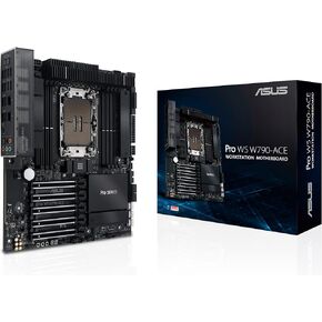 ASUS Pro WS W790 SAGE SE Intel LGA 4677 CEB Motherboard,PCIe 5.0, 7 xPCIe 5.0 x16 Slots,DDR5 R-DIMM, 2x10G BMC LAN, LAN Server-Grade Remote Management,Front and Rear USB 3.2 Gen 2x2 Type-C®,ACCE