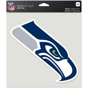 Wincraft NFL Seattle Seahawks 80861012 Perfect Cut Color Decal, 8" x 8", Black
