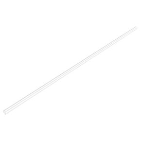 uxcell 2pcs Clear Rigid Tubing 4mm(5/32'') ID x 6mm(1/4'') OD x 1.64Ft Length Round Plastic Polycarbonate Tube