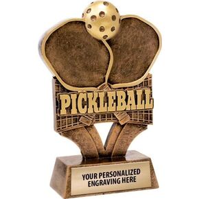 Pickleball Trophy, 5.5" Pickleball Paddle Trophy Award Prime