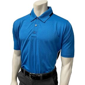 Smitty | BBS-345 | Premium Body Flex NCAA Softball Short Sleeve Umpire Shirt | Blue Navy White | Collegiate Official Style