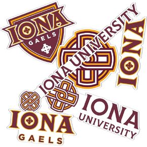 Desert Cactus Iona University Stickers Gaels Vinyl Decals Laptop Water Bottle Car Scrapbook Sheet T2 (Type 2)