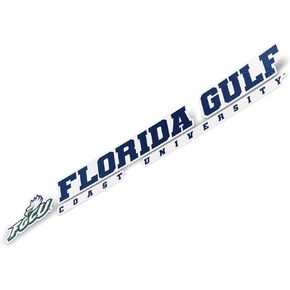 Desert Cactus Florida Gulf Coast University Sticker Eagles Name Logo Vinyl Decal Laptop Water Bottle Car Scrapbook (8 Inch Sticker)