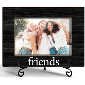 50th Anniversary Picture Frame, Couples Picture Frame, Wedding Gifts for Parent Grandparent, Wooden Picture Frame with Stand Office Home Desk Decor Tabletop Display -TXK53