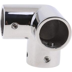 1Pcs Boat Marine 316 Stainless Steel 7/8"(22mm) 3 Way Corner Elbow Handrail Rail Tee Fitting 90 Degree