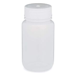 Globe Scientific 7020125 Diamond RealSeal Wide Mouth LDPE Bottle with PP Closure, Round, 125mL Capacity, Pack of 12