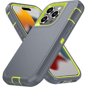 for iPhone 15 Pro Max Case,Anti-Drop,Dustproof,Shockproof,Heavy Duty Military Grade Full Body Protection Rugged Tough Cover (red/Black)