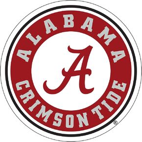 Alabama Crimson Tide, Premium 3" Die Cut Vinyl Decal, Officially Licensed