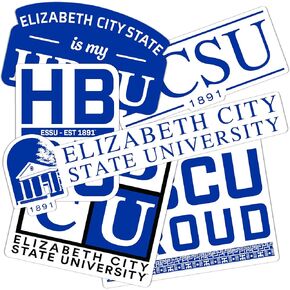 Desert Cactus Elizabeth City State University Sticker ECSU Vikings Stickers Vinyl Decals Laptop Water Bottle Car Scrapbook (T2-HBCU A)