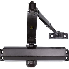 CLG HARDWARE DC6003 Medium Duty Commercial Door Closer - Surface Mounted, Automatic Door Closer, Cast Aluminum, UL 3 Hour Fire Rated, Size 3 for Residential & Light Commercial Doors- US10B Dark Bronze