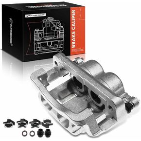 A-Premium Disc Brake Caliper Assembly with Bracket Compatible with Select Ford Models - F-350 Super Duty 2005-2010, F-450 Super Duty 2011 - Front Driver and Passenger Side, 2-PC Set