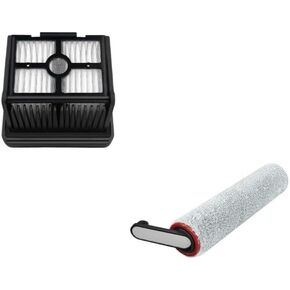 Replacement Brush Roller and HEPA Filter for Dreame H12 Pro, H12 Dual, H13 Pro Cordless Wet and Dry Vacuum Cleaner Accessories, 1 Brush Roller + 1 HEPA Filters
