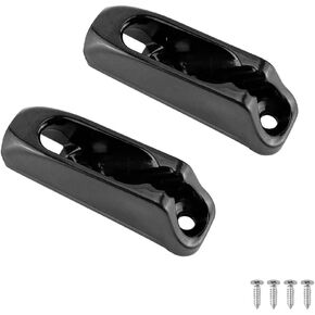 2 Pack Black Nylon Kayak Cord Lock Rope Cleats