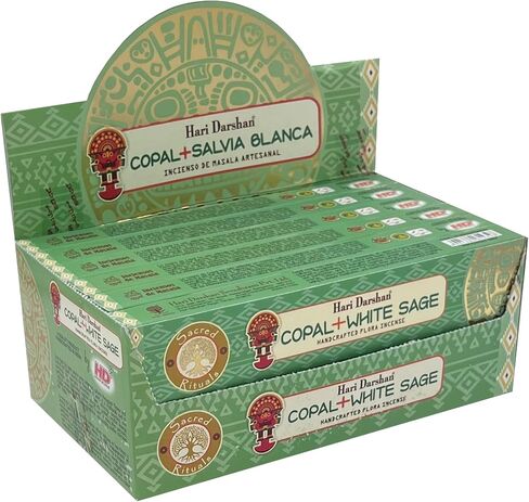 Hari Darshan Handcrafted Premium Copal Incense Sticks 12 Box X 15 Sticks Total of 180 Sticks in Kuwait