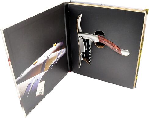 Legnoart Amarone Stainless Steel Sommelier Corkscrew with Dark Pakkawood Handle in Saudi Arabia