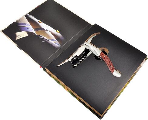 Legnoart Amarone Stainless Steel Sommelier Corkscrew with Dark Pakkawood Handle in Saudi Arabia