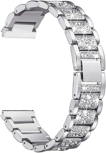 Compatible for Garmin Venu 2S Band, Youkei Jewelry Metal Rhinestone Diamond Bling Compatible for Garmin Venu 2S / Venu 2 Smartwatch in Kuwait