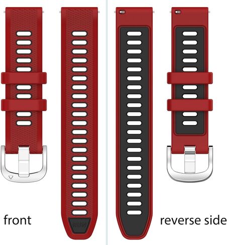 متوافق مع Garmin Forerunner 245/645 Watch Band/645/245 Music Band 20mm بديل من السيليكون لساعات المعصم وحزام المعصم الرياضي Vivoavtive 3/Venu/Venu SQ/Garminmove Luxe للرجال والنساء in Saudi Arabia