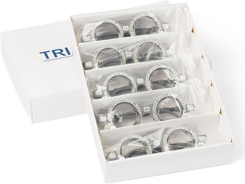 Optical Trial Lens Frame Fixed PD 64mm Optometry Frame with Adjustable Temple Arms - Suitable for Optometrists in Kuwait