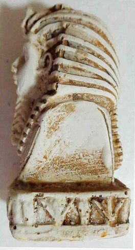 الملك المصري توت رئيس الوجه ثلاثية الأبعاد تمثال فرعون تمثال النحت اليدوية القديمة 2.2 "الأساطير ديكور تذكارية العتيقة الهيروغليفية طبق الاصل الديكور in Kuwait