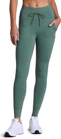 سروال ضيق نسائي مبطن بالصوف من Avalanche مع حزام خصر برباط، بنطلون رياضي مناسب للركض والقرفصاء للمشي لمسافات طويلة مع جيوب in Kuwait