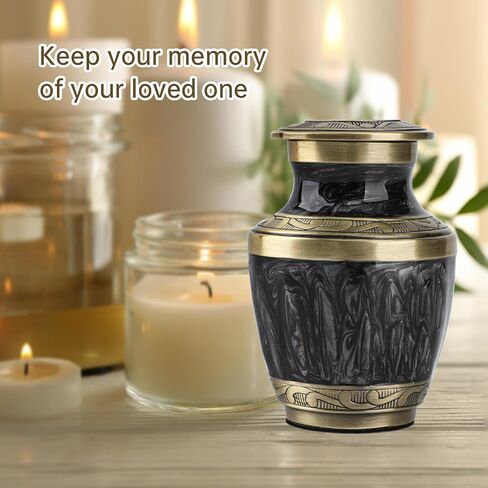 Small Urns for Ashes,urn for Ashes for Adult Male and Women,Small urns for Human Ashes Keepsake （Purple） in Saudi Arabia