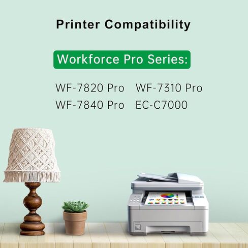 خرطوشة حبر SAILNER 812XL استبدال خرطوشة الحبر المعاد تصنيعها لخراطيش الحبر Epson 812XL حزمة كومبو لخراطيش الحبر Epson WF-7840 WF-7820 WF-7310، 5 عبوات لإبسون 812 XL in Kuwait