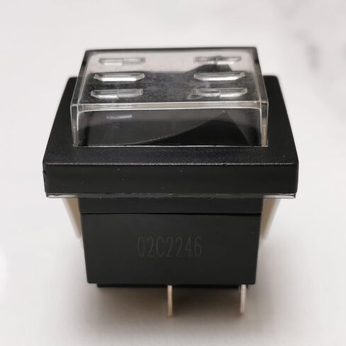 2Pieces KEDU HY12-9-7 Waterproof Rocker Switch ON-Off Push Button Switches for Household Electrical Appliances and Similar Device 20A 125V/250V in Saudi Arabia