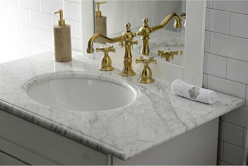 Kingston Brass KS1977NX Hamilton Widespread Bathroom Faucet, Brushed Brass in Saudi Arabia