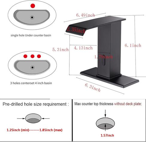 مستشعر تلقائي من النيكل المصقول صنبور حوض الحمام بدون لمس مع لوحة غطاء صنابير الغرور حر اليدين شلال مياه الحمام مع صندوق التحكم وخلاط درجة الحرارة من GGStudy in Kuwait