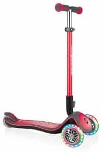 Globber Elite Deluxe Lights Light Up 3-Wheeled Complete Scooter - Ideal for Children 3+ in Saudi Arabia