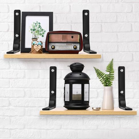 Pinkunn 3 مجموعة أرفف عائمة عميقة 16 عرض × 12 عمق رف خشبي ريفي رف عائم للجدار معلق على الحائط أرفف جدارية عائمة عميقة، أرفف مثبتة على الحائط لغرفة النوم والحمام والمطبخ in Kuwait