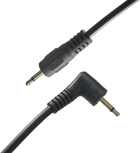 Seadream 2 Pack 2.5mm Angle Male Mono Plug to 2.5mm Angle Male Mono Jack Audio Cable 30cm (Angle M to Angle M) in Saudi Arabia