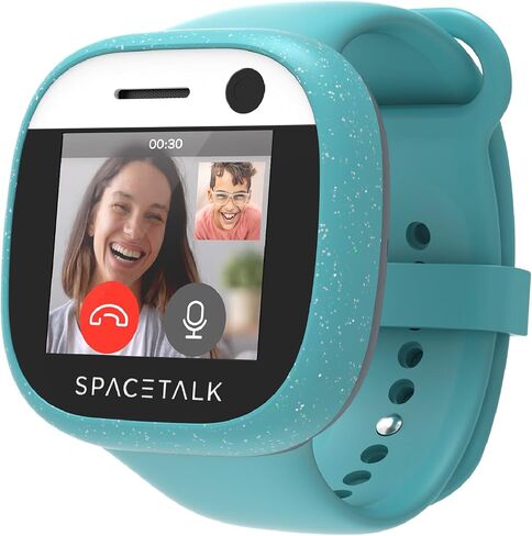 SPACETALK Adventurer 4G Kids Smart Watch with Phone and GPS Tracker - SIM Included, Texting, SOS Button, Camera, School Mode - Black in Saudi Arabia