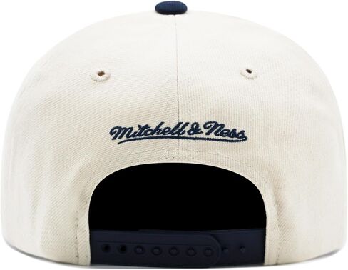 قبعة Mitchel & Ness Houston Astros Cooperstown MLB Game On Pro المنحنية Snapback - أبيض/كحلي in Saudi Arabia