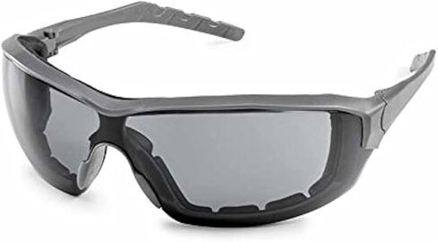 Gateway Safety 22GY79 Silverton Temple Version Safety Glass, Gray Frame - Clear FX2 Anti-Fog Lens,One Size in Saudi Arabia