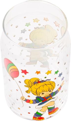 Silver Buffalo Gilmore Girls Luke's Diner Logo Glass Tumbler with Bamboo Lid and Glass Straw, 16 Ounces in Saudi Arabia