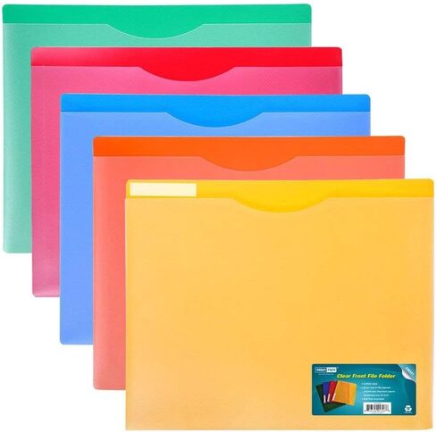 Waterproof Poly File Folders with Top Tab, Letter Size, Single Colors, 10pcs Pack in Saudi Arabia