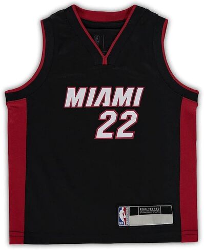 Jimmy Butler Miami Heat NBA Kids Toddler 2-4 Black Icon Edition Player Jersey (US, Age, 3 Years) in Saudi Arabia