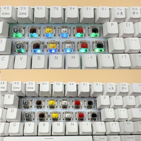 Gateron G Pro 3.0 Blue Switches for Mechanical Keyboard,3-Pin 60gf Clicky/Pre-Lubed/Pin-Enhanced Switches(108pcs,Blue,3-Pin) in Kuwait