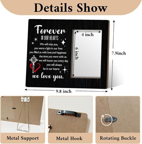 Personalized Memorial Picture Frame, Gift For Women Men, Personalized Memorial Gifts Memorial Plaques Condolence Gift In Memory Of Loved One Sympathy Gift Memorial Gifts Bereavement Gift /10 in Saudi Arabia